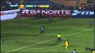 Falla de Matías Vuoso frente a la portería - San Luis vs América 0-0 Futbol Amistoso [16/12/11]