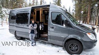 SPRINTER VAN TOUR | Ultimate Ski Cabin On Wheels - IKON Ski Pass Road Trip