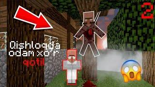 QISHLOQDA ODAMXO'R QOTIL 2 • MINECRAFT QO'RQINCHILI FILM 16+