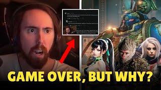 Asmongold REACTS to the SHOCKING BAN of Black Myth Wukong & Stellar Blade & Warhammer