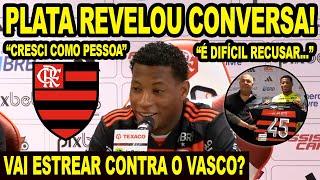 “MAIOR DO CONTINENTE” GONZALO PLATA FALA DE ESTREIA CONTRA O VASCO! CONVERSA COM DAVID LUIZ E TITE