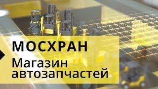 Торговое и складское оборудование Мосхран. Автозапчасти.