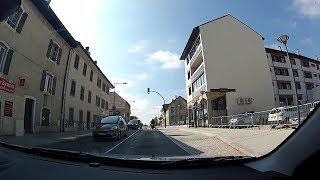 Driving through Cruseilles, Haute-Savoie (Upper Savoy), France – onboard camera