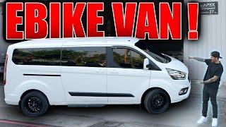 I turned this VAN into a MOTO & EBIKE Transporter!