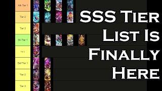 SSS Tier List You Wanted To See.. (Dragon Ball Idle)