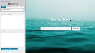 Coming Soon Page Pro - Import Export Settings