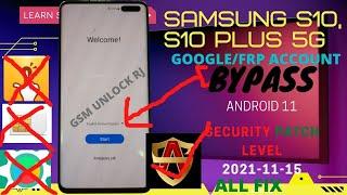 Samsung s10/s10 plus 5g google frp account bypass without pc Android 11 Last Security  20 Oct 2021