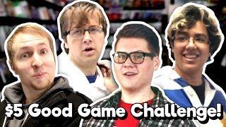 $5 Good Game Challenge! (feat. Nathaniel Bandy, SwankyBox, Charriii5, TetraBitGaming) | Nintendrew