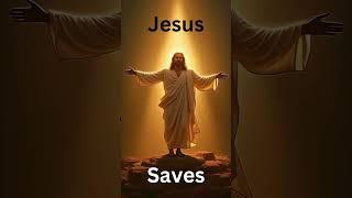 Jesus Christ Saves - A Powerful Symbol of Faith and Redemption #jesussaves #ChristianInspiration