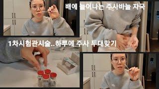 (시험관브이로그)1차시험관시술 준비중 과배란주사돌입.다음주 난자채취,이식,성공할수있을까?