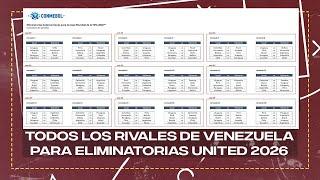 CALENDARIO VINOTINTO PARA LAS ELIMINATORIAS AL MUNDIAL 2026 // ¿ES ACCESIBLE?