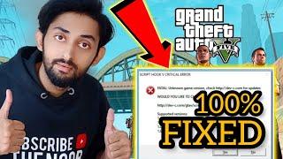 How to Fix SCRIPT HOOK V CRITICAL ERROR (2023) | Script Hook v GTA 5 | THE NOOB