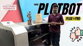 Customized Gifts | CO2 laser cutting machine | Plotbot Pro | Vijay Chakra Procreate from Coimbatore