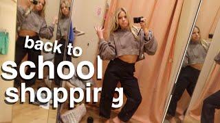 back to school shopping vlog!