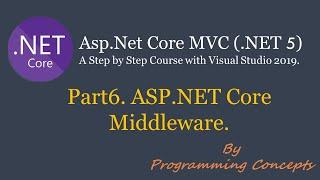 Part 6. ASP.NET Core Middleware | Request Delegate | How to use RUN, USE  MAP, USEWhen, and MAPWhen.