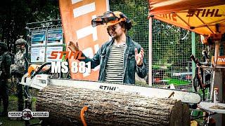 Бензопила STIHL MS 881 с шиной 150 см.