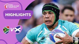 Springboks SUBLIME against Scots | South Africa v Scotland | Rugby World Cup 2023 Highlights