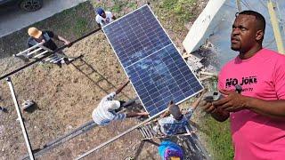 Progress on the car shed | it's going to have a solar panel roof