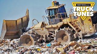 Landfill Compactor for Children | Truck Tunes for Kids | Twenty Trucks Channel