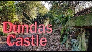 Trail trek Dundas castle Scotland exploring