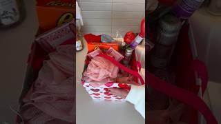 *ASMR* VALENTINES GIFT BASKET!! #asmr #restock #satisfying #giftbaskets #gift #valentinsday #candy