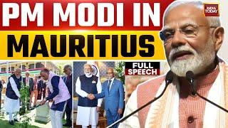 PM Modi's Speech At Community Program In Mauritius | PM Modi Full Speech | India Today