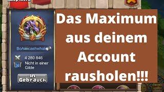 So holt ihr das Beste aus eurem Account raus! - Castle Clash deutsch