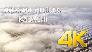 Karachi Coastal Clouds Drone Footage - 4K Ultra HD - Karachi Street View