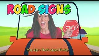 Learn Road Signs Song for Children | Signs, Signs Everywhere |Patty Shukla Street Signs Road Safety