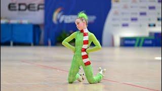 Pattinaggio artistico. FISR. Solo dance-Libero. Grinch. Layra 11 anni