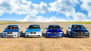 BMW M3 v M4: DRAG RACE