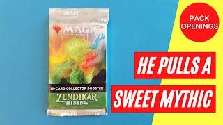 Sweet Mythic Pull - Zendikar Rising Collector Booster Pack Opening 51 for Guillermo #MTG #Shorts