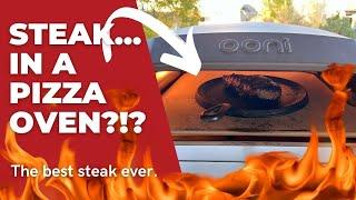 REALLY?!? Cook steak in pizza oven... here's how to make it AWESOME.