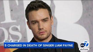 5 charged in death of former One Direction star Liam Payne