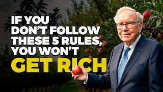 INVEST LIKE A BILLIONAIRE! WARREN BUFFETT'S 5 GOLDEN RULES FOR 2025