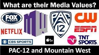 PAC-12 and Mountain West Media Values - What options do they have and what is the value?