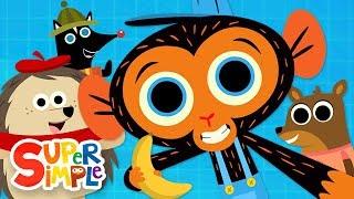 Mr Monkey, Monkey Mechanic Cartoon Collection | Porcupine, Elephant, & More!