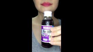 ASMR DRINKING GRAPE JUICE GULPING SOUNDS PURPLE SHOW NO TALKING NSP ASMR