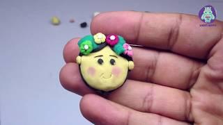 Clay Flower Crown Princess step by step | Easy clay modeling 9