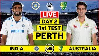 India vs Australia 1st Test Day 2 Live | IND vs AUS 1st Test Live Scores & Commentary