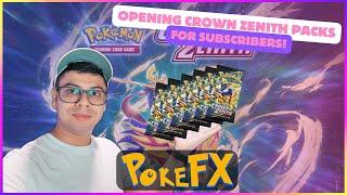 Opening More Crown Zenith! Best Set from Sword and Shield Era! #PokemonTCG #PokeFX