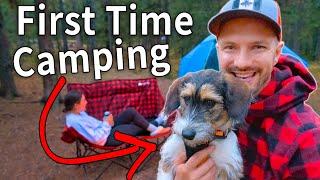 FUN or DISASTER? First Time Camping with PUPPY