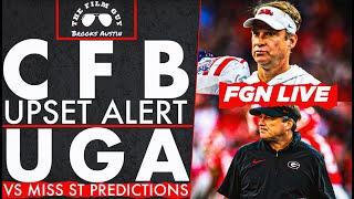 FGN Live: College Football Upset Alert | Final Georgia vs Mississippi State Predictions