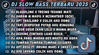 DJ SLOWBASS TERBARU 2025 || DJ BLOODLINE X TRESNO TEKANE MATI || DJ GARAM N MADU X MISMATHED SOCKS