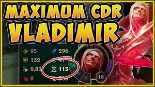 RIOT REMOVED VLADIMIR'S COOLDOWNS!? ZERO COOLDOWN MAX CDR VLAD IS 100% UNFAIR! SEASON 11 LOL