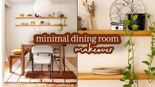 Mid Century Modern/Scandi Style Dining Room Makeover