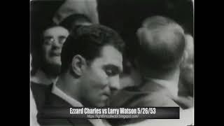 Ezzard Charles vs Larry Watson 5/26/53 w/Marciano