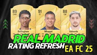 FIFA 25 Real Madrid Rating Prediction  EAFC 25  ft. Mbappe, Bellingham, Valverde, ...