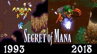 Secret of Mana Original vs Remake (1993 vs 2018) Comparison