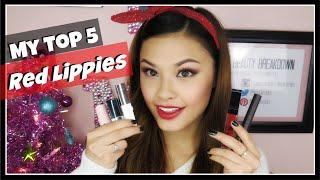 My Top 5 Favorite Red Lip Lipsticks & Glosses  The Beauty Breakdown